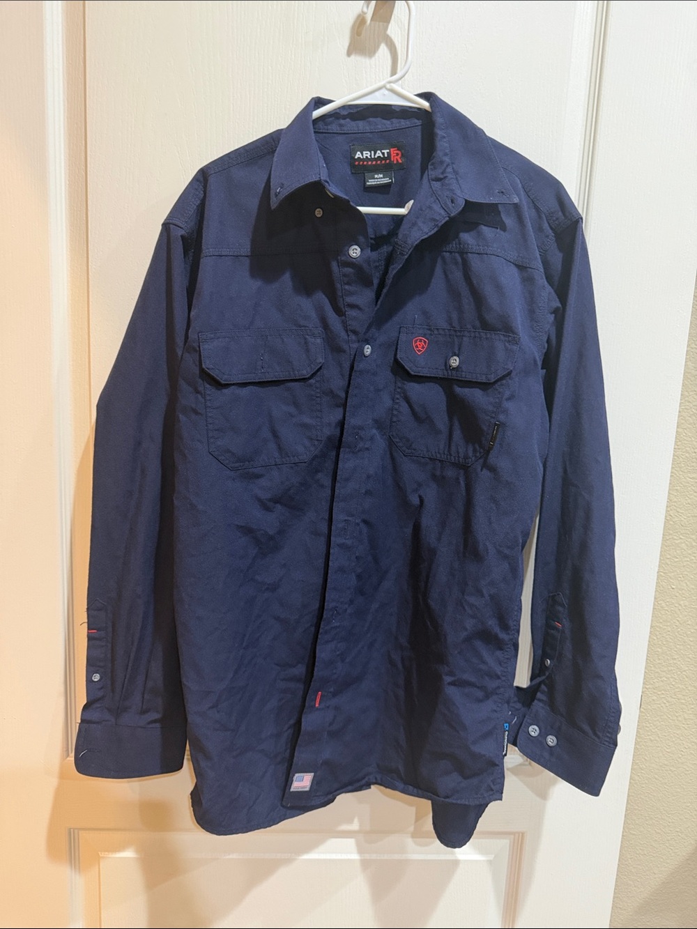 Ariat Navy Lightweight Men’s FR Shirt